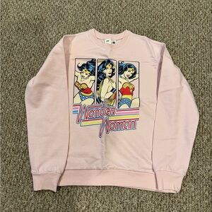 H&M Pink Wonder Woman Sweatshirt